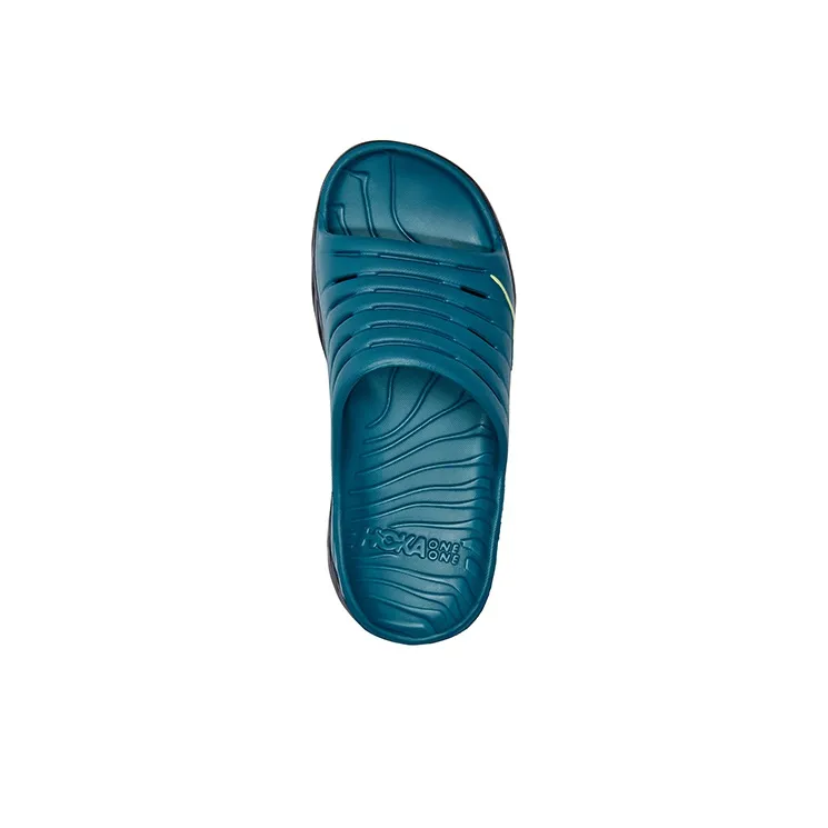 HOKA ONE ONE Ora Recovery Slide 2 Blue Coral Butterfly-2