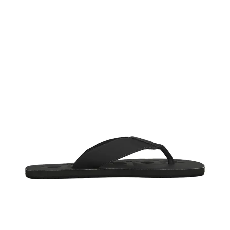 Adidas Slalon Slippers Rubber Sole Slip-Resistant Slide Slippers Men's Black Red-1