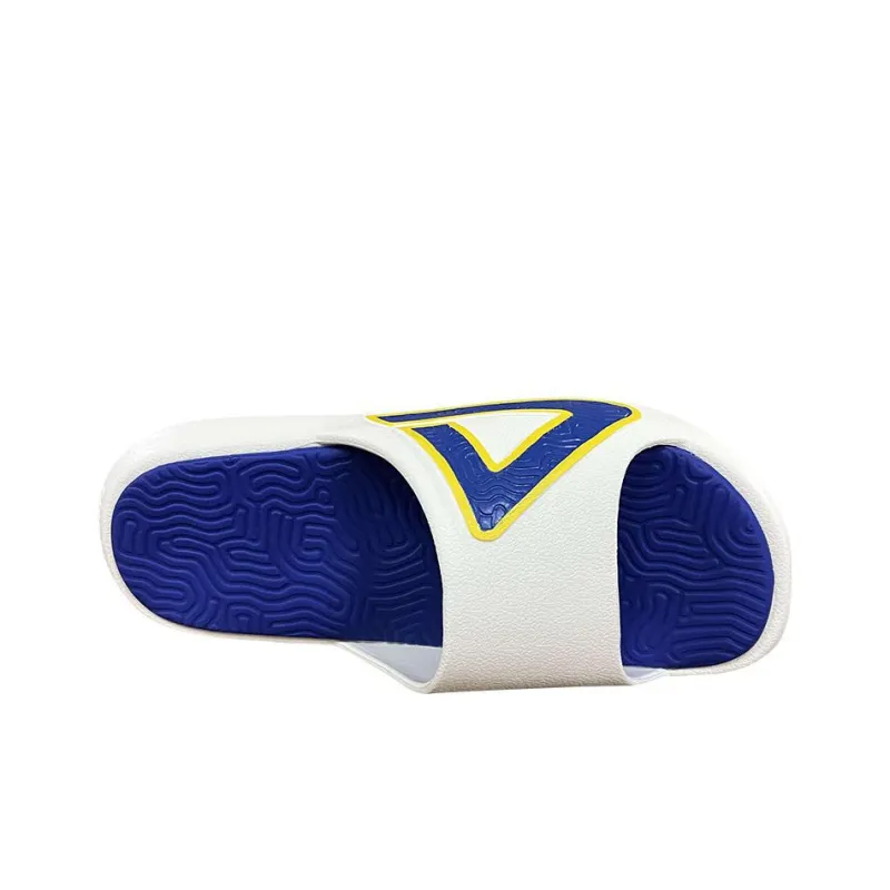 PEAK Guochuang Series Slide Slippers Men White Blue-3