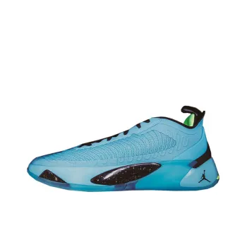 Jordan Luka 1 'Rotary' PE Cushioning Wear Resistant Low Top Basketball Shoes Men's Blue Black