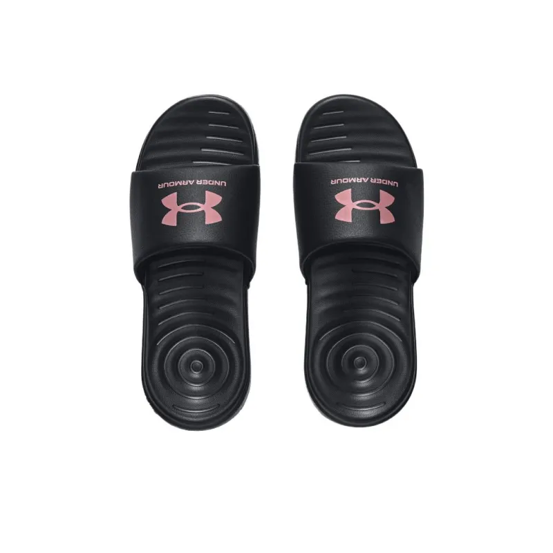 Under Armour Ansa Fixed Slide 'Black Pink Elixir' Women's-3