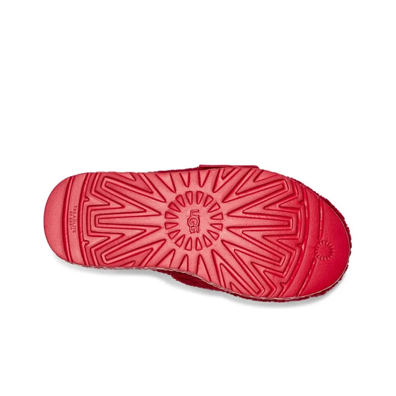 UGG Fluffita Slide Ribbon Red Women's-5