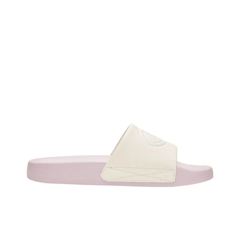 Champion Campus Rubber Sole Odor Resistant Slide Slippers Unisex Light Purple-1