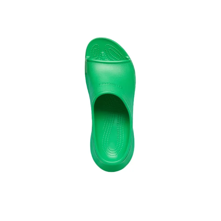 Balenciaga X Crocs Pool Slide Sandals Green-3