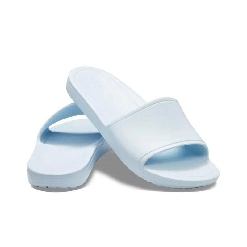 Crocs Sloane Slide Slippers Women's Light Blue-3