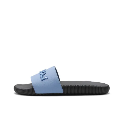 Lanvin Arpège Embroidered Slides 'Sky Blue'