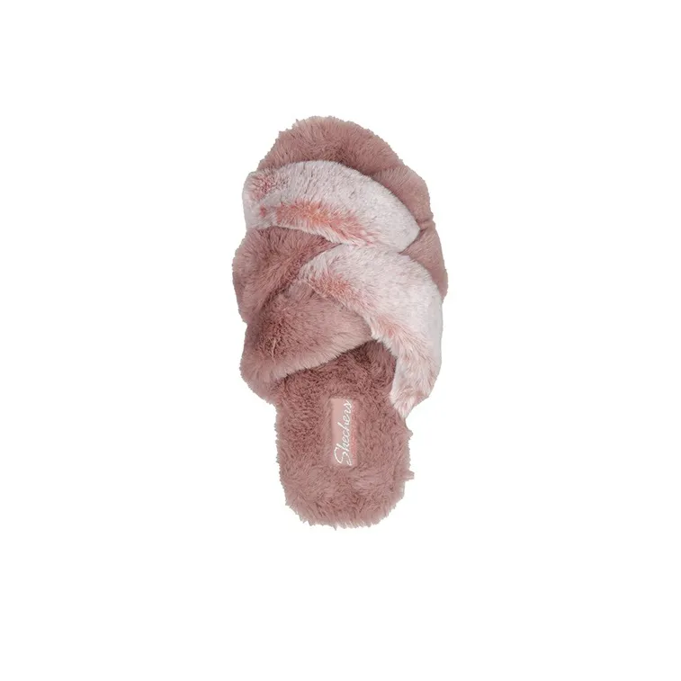 Skechers Cozy Rubber Sole Slip-Resistant Slide Slippers Women's Pink-3