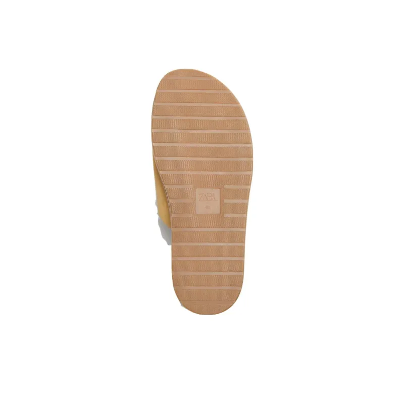 ZARA Slide Slippers Men's Curry-3
