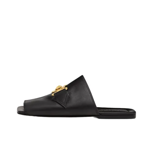 VERSACE MEDUSA BIGGIE Series Slide Slippers Men Black