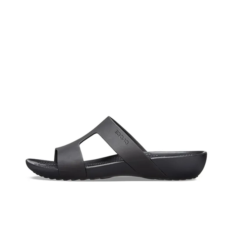 Crocs Serena Slide Slippers Women's Black-0