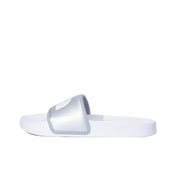 THE NORTH FACE Base Camp Slide 3 Foam Sole EVA Slip Resistant Abrasion Resistant Casual Slippers Women's Silver White