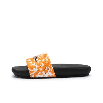 CELE Slide Slippers Unisex Gray Blue/Orange White