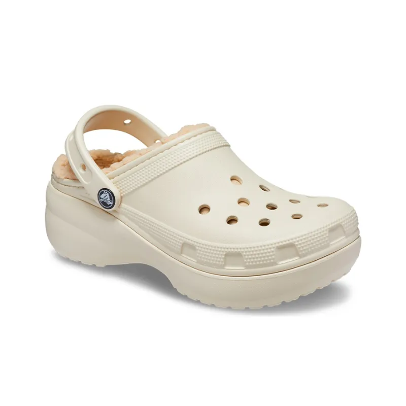 Crocs Classic Platform Lined Clog 'Bone' Women's-2