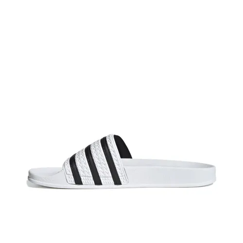 Adidas Adilette White Core Black White