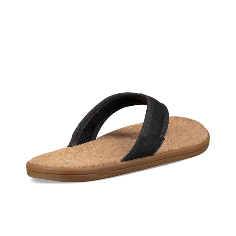 UGG Seaside Flip Lightweight Cozy Casual Sandals Navy Blue-4