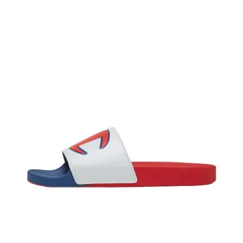 Champion Ipo Slide 'Split Script White Blue Red'