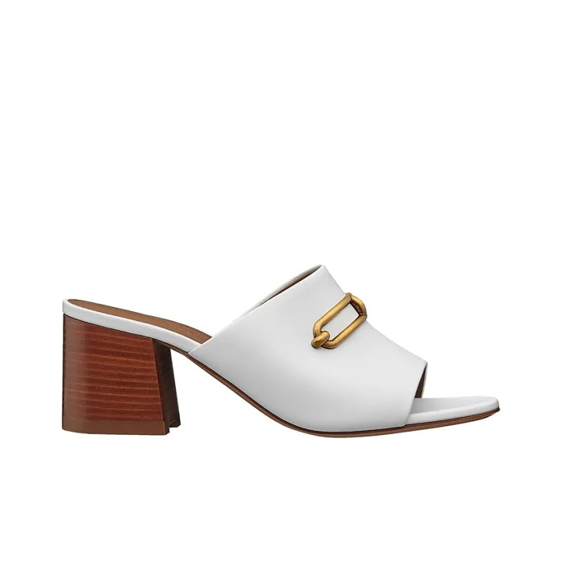 HERMES Camilla Stylish Sandals Women's White-1