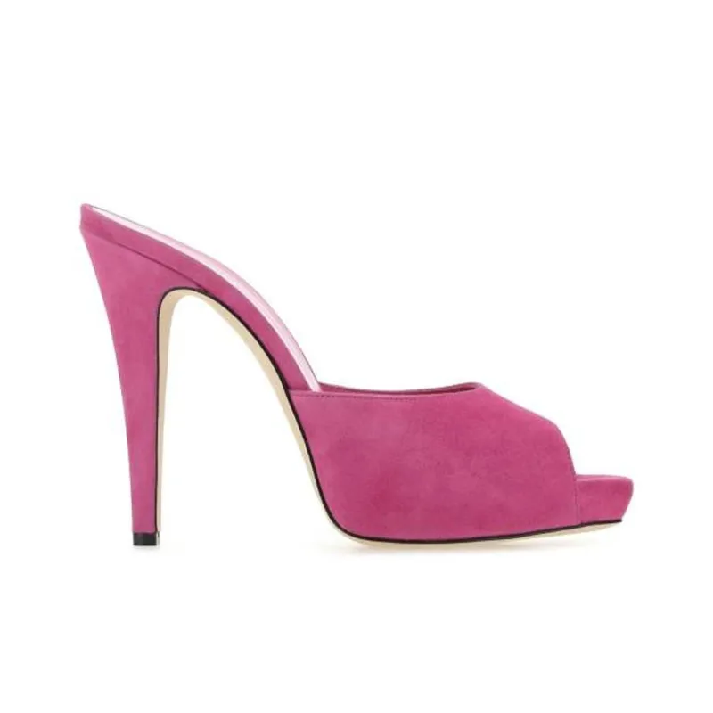 Paris Texas Quiet Slide Slippers Women's Pink-1