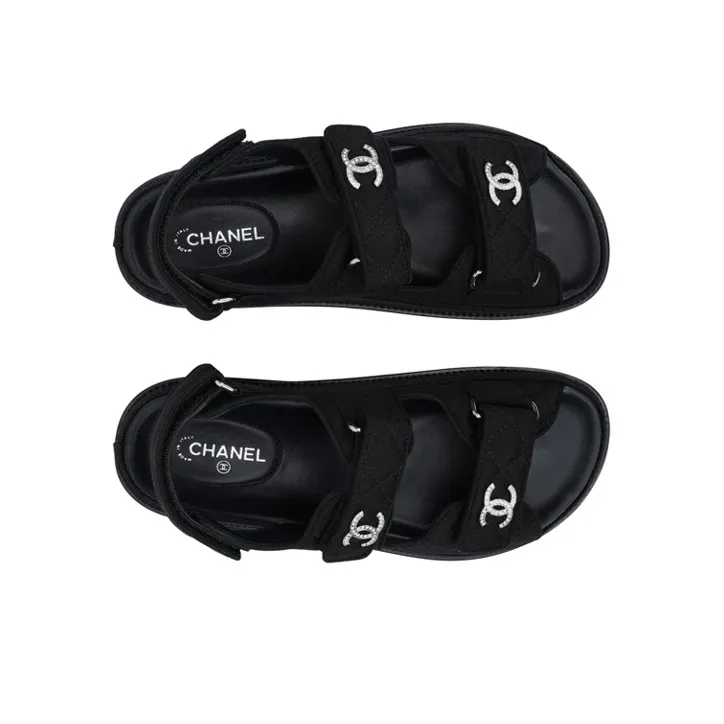 CHANEL Stylish Sandal Women's Black-2