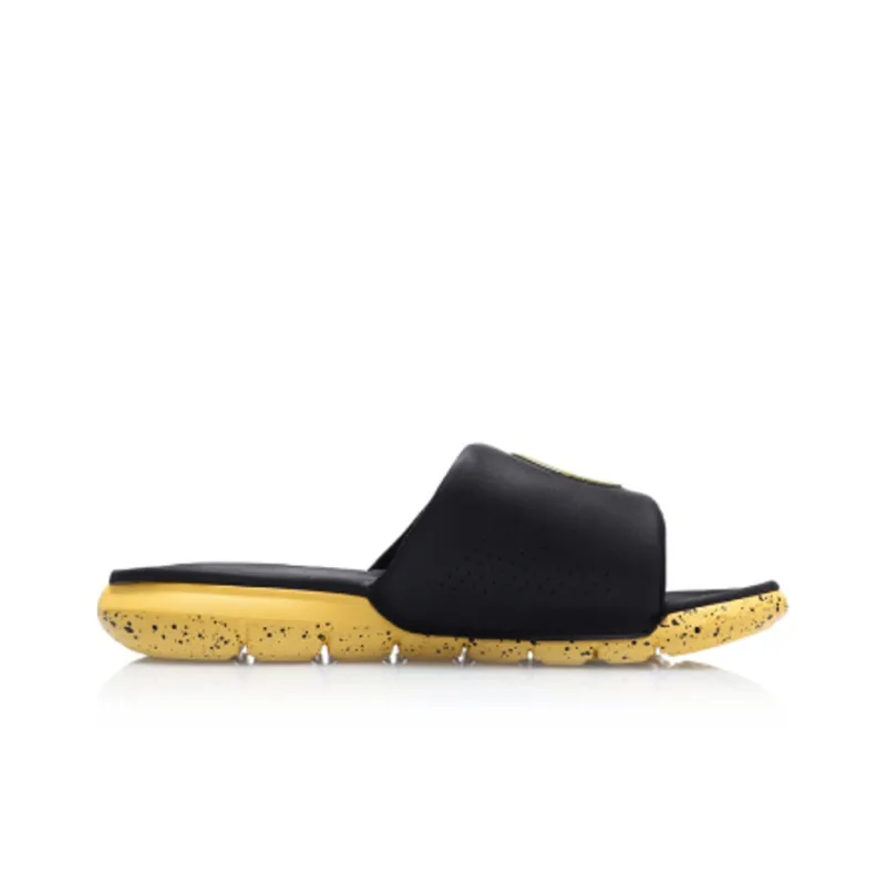 LiNing WAY OF WADE Quiet Slide Slippers Men's Yellow-1