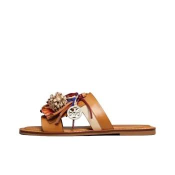 TORY BURCH Slide Slippers Women's Brown