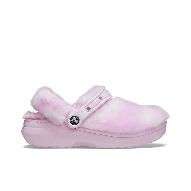 Crocs Classic Fur Sure Clogs Ballerina 'Pink White'-1
