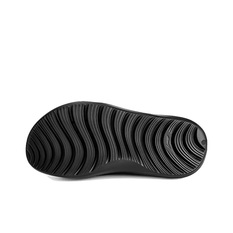 LiNing EVA Quiet Slide Slippers Unisex Black-3