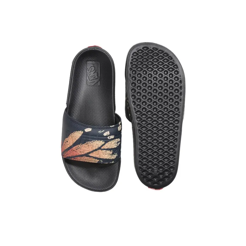 Vans La Costa Butterfly Slide-On Sports Slippers Unisex Black Brown-3