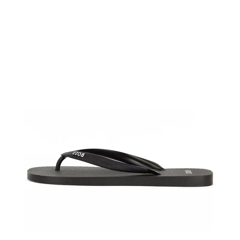 HUGO BOSS Rubber Sole Slip-Resistant Flip Flops Men's Black-0