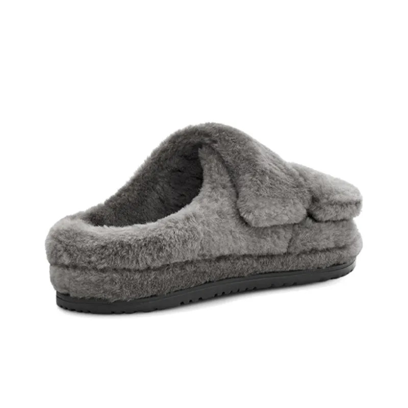 UGG Rubber Sole Slide Slippers Men's Charcoal Gray-4