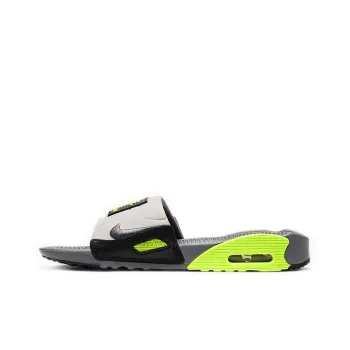 Nike Air Max 90 Slide Smoke Grey Volt Black Women's