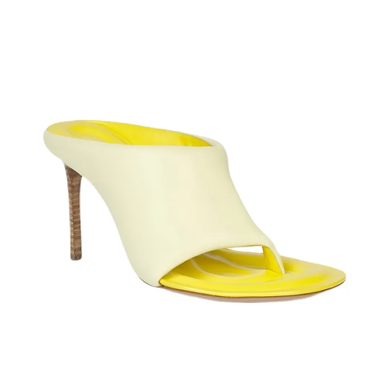Jacquemus Flip Flops Women's Yellow-2