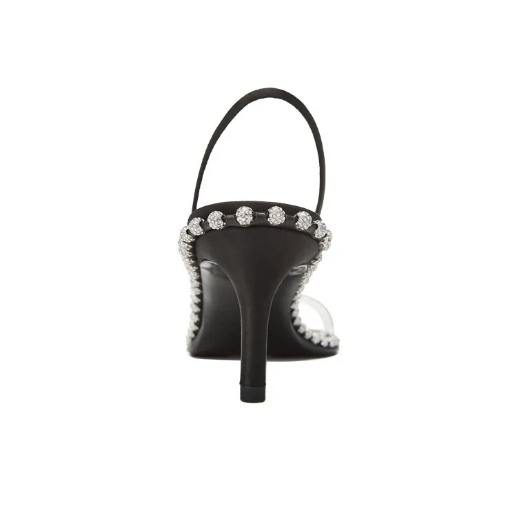 Alexander Wang Nova One Strap Sandals Women's Black-4