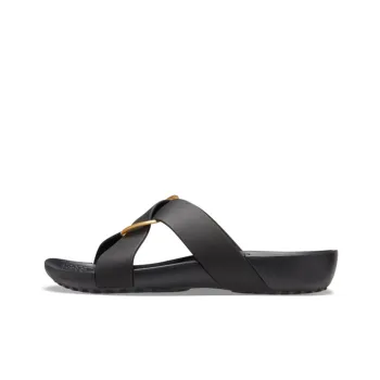 Crocs Serena Slide Slippers Women's Black