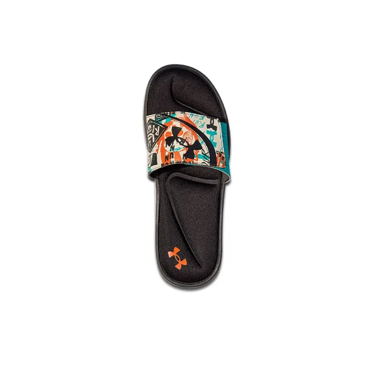 Under Armour Ignite 6 Graphic Strap Slip On 'Grey'-3
