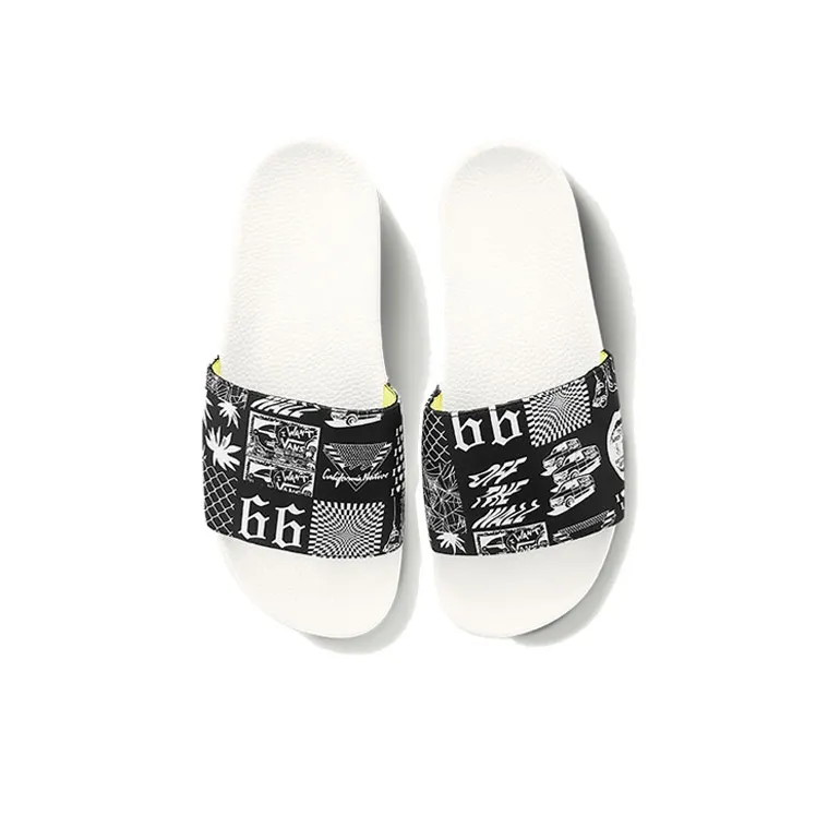 Vans Slide On White Unisex Slippers-2