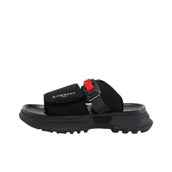 GIVENCHY Rubber Sole Slide Slippers Men's Black