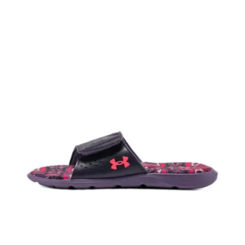 Under Armour Ignite Pro Graphic Footbed Slides 'Tux Purple Marble' Women's