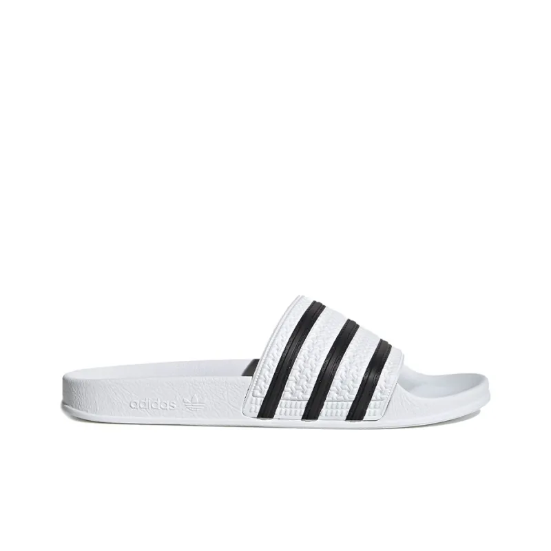 Adidas Adilette White Core Black White-1