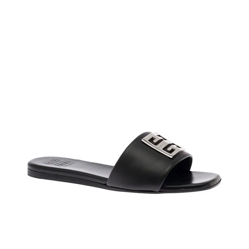 Givenchy Slip Resistant Slide Slippers Women's Black-2