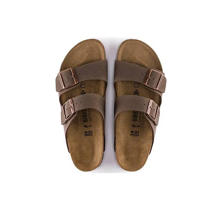 Birkenstock Arizona Birkibuc Sandals 'Mocha' Women's-4