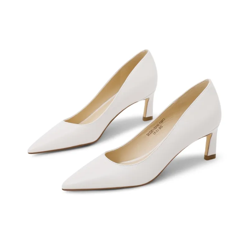 CAMEIDO High Heels Women's White-2
