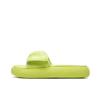 FILA FUSION DONUT DX Rubber Sole Slide Slippers Women's Yellow