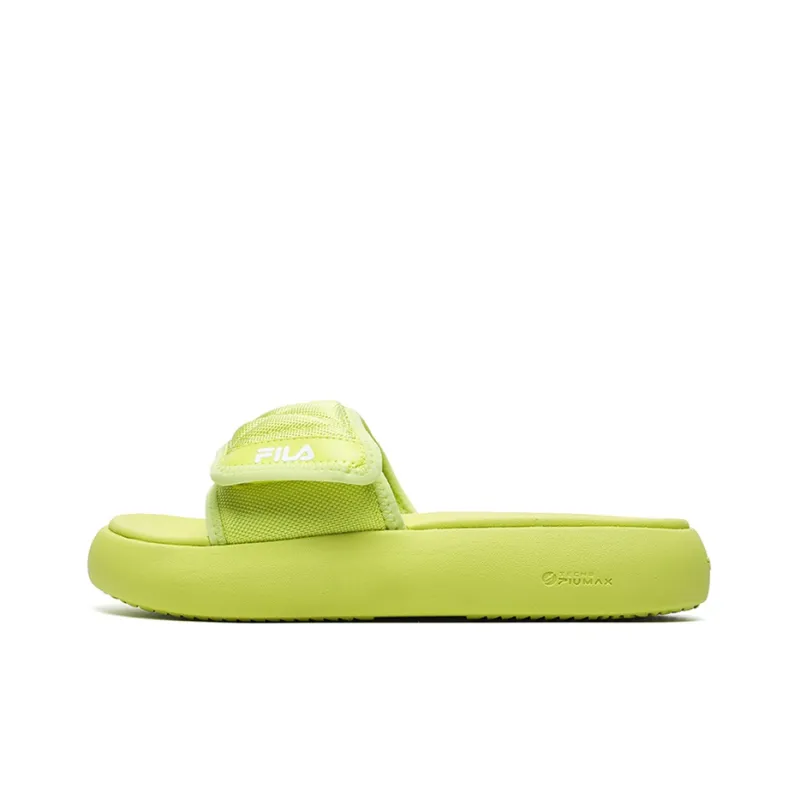 FILA FUSION DONUT DX Rubber Sole Slide Slippers Women's Yellow-0