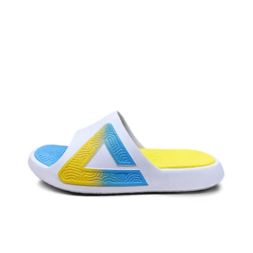 PEAK Slide Slippers Women's White/Tropical Blue