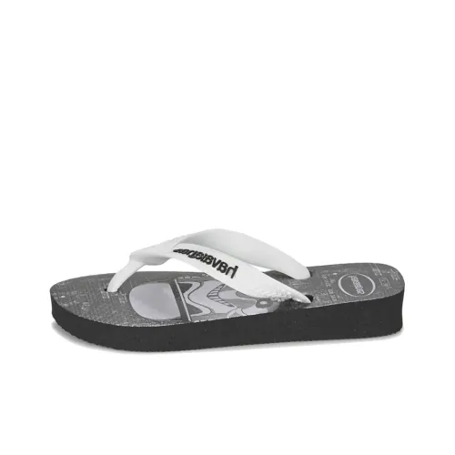 Havaianas Slip Resistant Flip Flops Unisex Black White