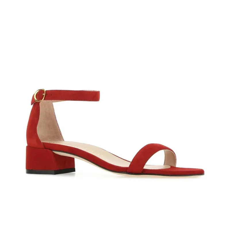 Stuart Weitzman/SW Strap Sandals Women's Red-2