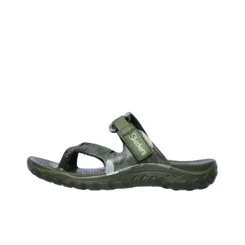 Skechers Foamies Reggae-Rainforest Slide Slippers Women's Olive Green