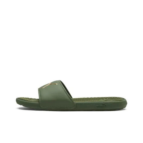 Puma Women's Cool Cat Sport Slide 'Olivine Team Gold'