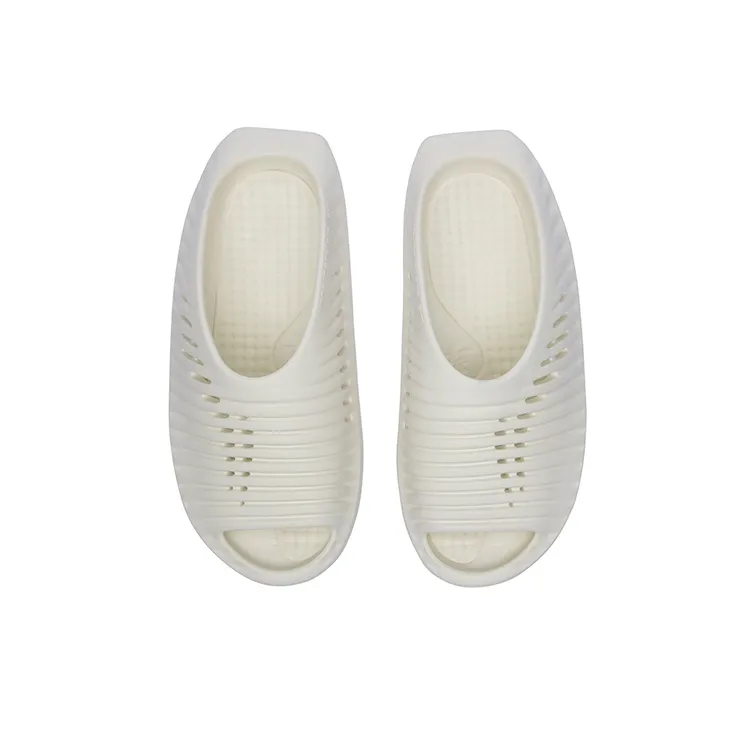 LiNing Xuankong Slay Quiet Abrasion Resistant Slide Slippers Unisex Cream White-3